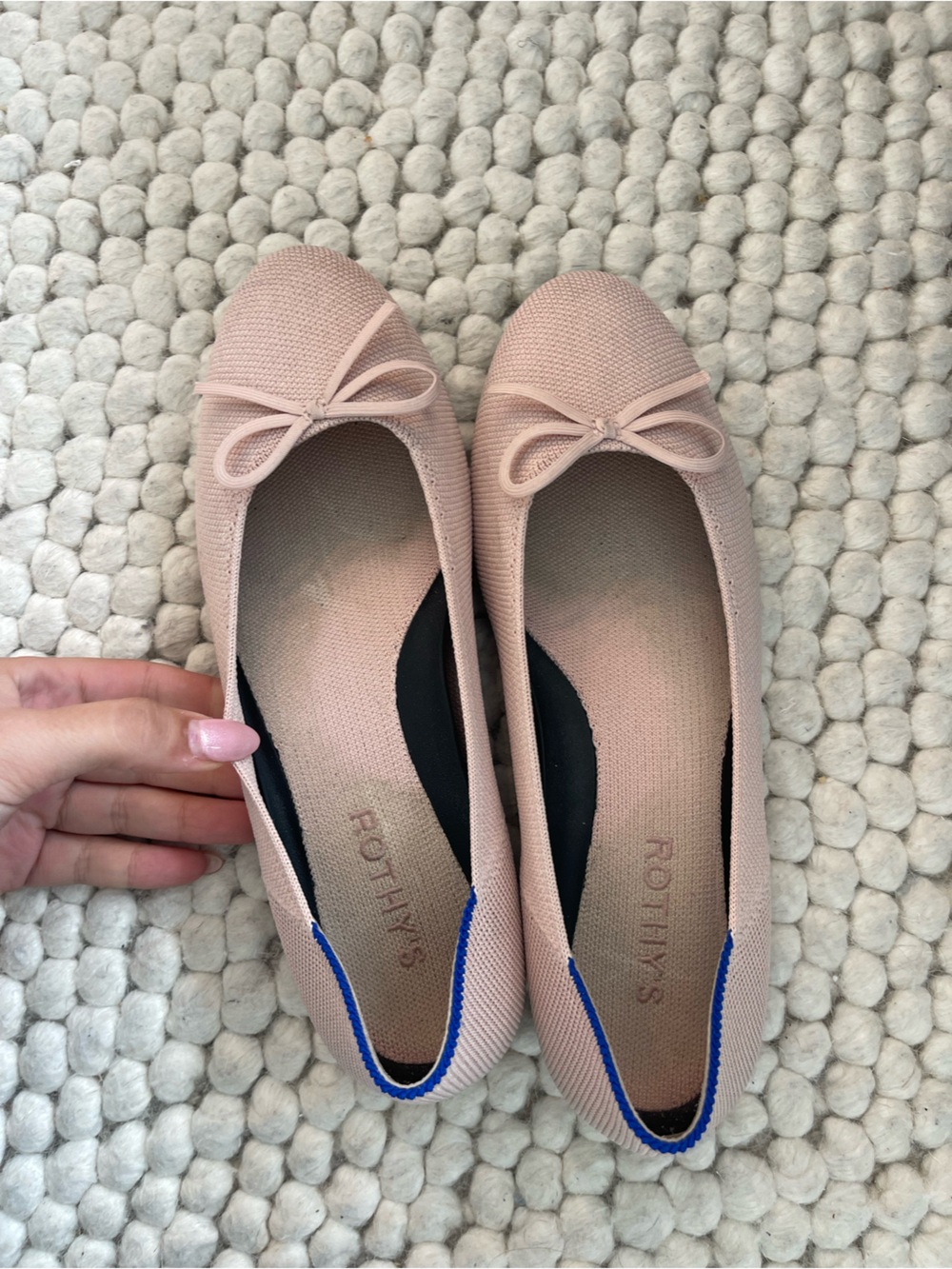 Rothy's Rose Ballet Flat - Women's Slip-On Comfort Shoe - Picture 4 of 4